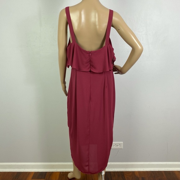 NEW COOPER ST. RUFFLE MIDI DRESS - Picture 7 of 9